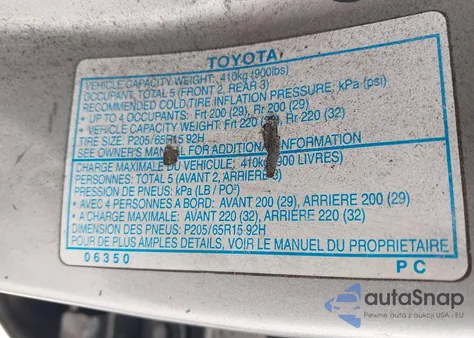 2001 Toyota Camry Le from USA, damaged, VIN 4T1BG22K71U047336